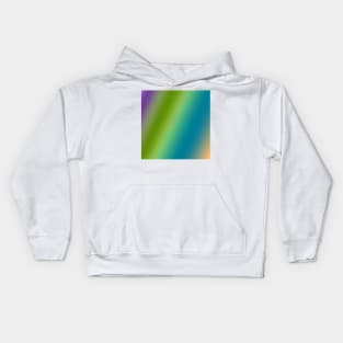 BLUE GREEN YELLOW ABSTRACT TEXTURE Kids Hoodie